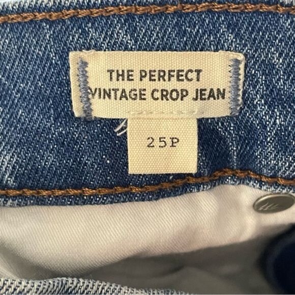 Madewell The Petite Perfect Vintage Jean Rosabelle Wash Comfort Stretch 25P - Picture 4 of 7
